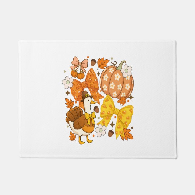 Paillasson Silencieux Goose Thankgiving Coquette Turquie (Devant)