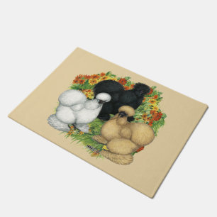 Paillasson Silkies du jardin de fleurs