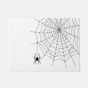 Paillasson Simple araignée avec toile d'araignée Halloween