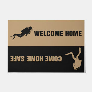 Paillasson Simple Diving Doormat, Ocean Design