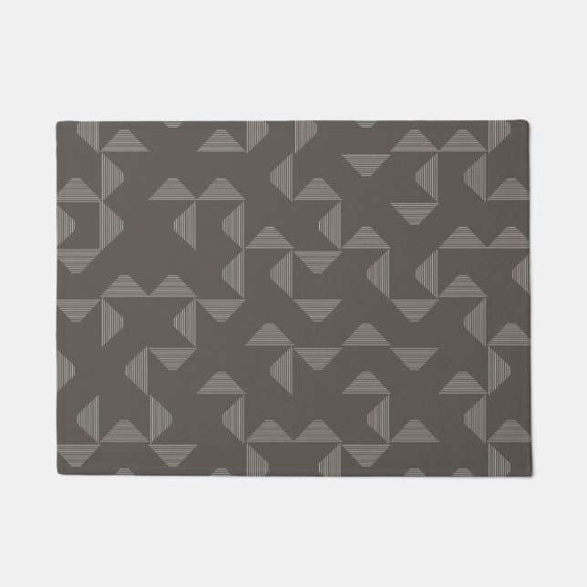 Paillasson Simple, modern, trendy geometric graphic pattern (Devant)