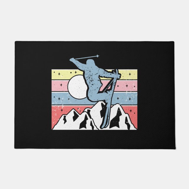 Paillasson Ski Rétro (Devant)