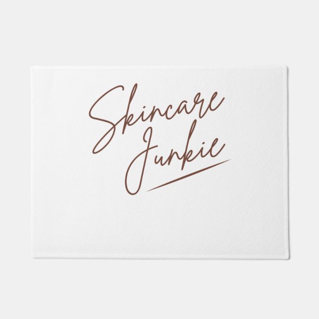 Paillasson Skincare Junkie Amateur de peau Esthéticien S (Devant)