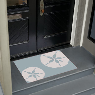 Paillasson Sky Blue Coastal Beach House Sable Nautique Dollar