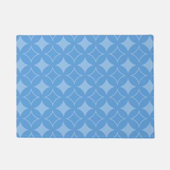 Paillasson Sky blue shippo pattern (Devant)