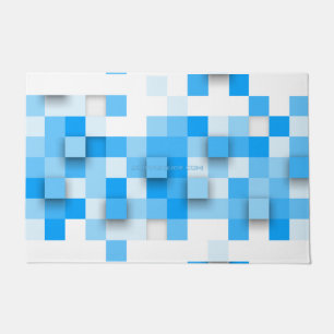 Paillasson SlipperyJoe's carré artwork mosaïque moderne trois