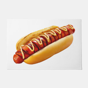 Paillasson SlipperyJoe's hot dog niché doucement pain jaune v