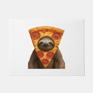 Paillasson Sloth pizza funny weird prank meme cute happy chri