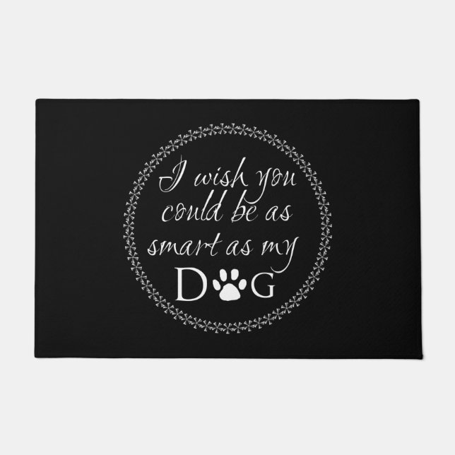 Paillasson Smart comme mon chat de porte de chien (Devant)