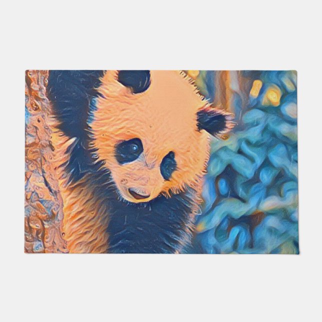 Paillasson smartmix animal - panda (Devant)