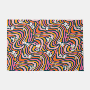 Paillasson Snoopy & Woodstock Vibes Super Motif violet