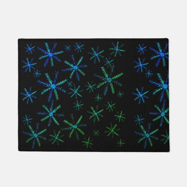 Paillasson Snowflakes Porte Mat (Devant)