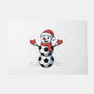 Paillasson Snowman Soccer Noël Père Noël Baseball Sport