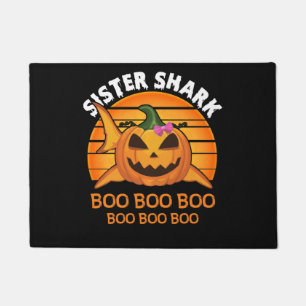 Paillasson Soeur Shark Boo Boo Boo Drôle Cadeaux Halloween