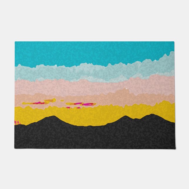 Paillasson Soeurs au coucher du soleil (Devant)