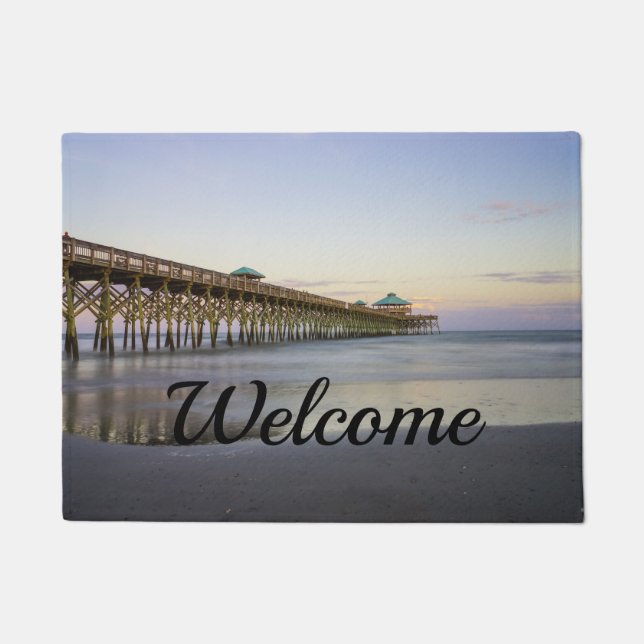 Paillasson Soirée De Paix Sur Folly Beach Doormat (Devant)