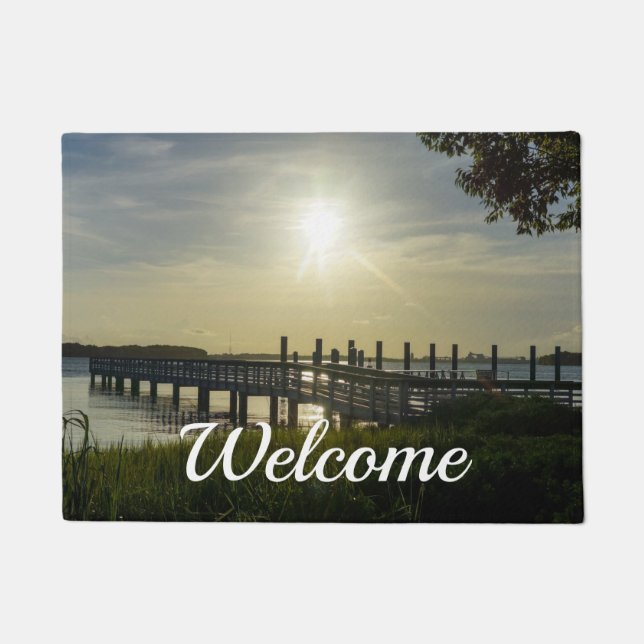 Paillasson Soirée Paisible À Cooper River Welcome Doormat (Devant)