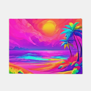 Paillasson Soleil Néon & Plaisir de la Plage