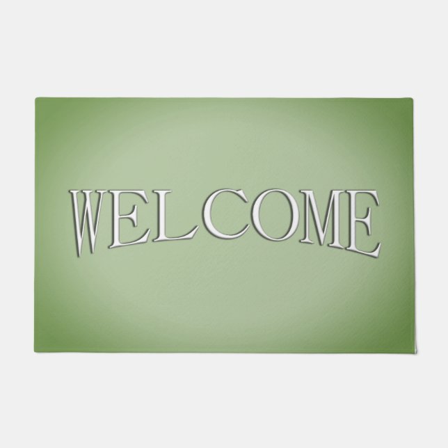 Paillasson Solid Jade Green Celadon (Devant)