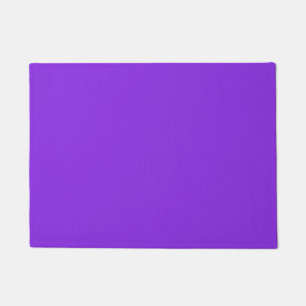 Paillasson Solide bleu violet minimaliste Plain moderne