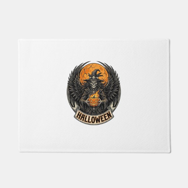 Paillasson Sorcière d'Halloween gothique vintage (Devant)