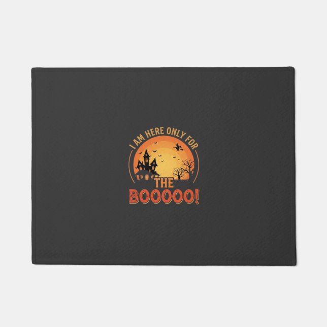 Paillasson Sorcière d'Halloween Maison hantée Boo Design_1 (Devant)