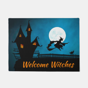 Paillasson Sorcières bienvenues Halloween