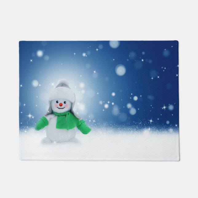 Paillasson Souhaits de Snowman (Devant)