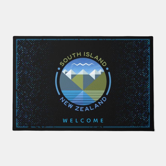 PAILLASSON SOUTH ISLAND NEW ZEALAND DOORMAT (Devant)