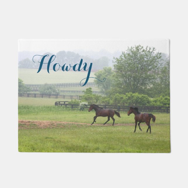 Paillasson Spiegeland Hors'exécutant Howdy Doormat (Devant)