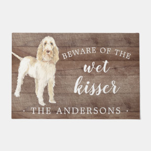 Paillasson Spinone Italiano Chien Porte Personnalisée Mat