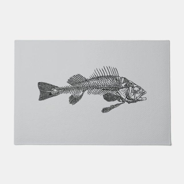 Paillasson Squelette de poisson (Devant)