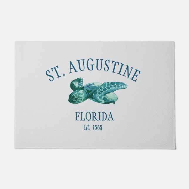 Paillasson St Augustine EST 1565 Tortue de mer de plage (Devant)