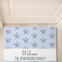 Starfish Motif Beach House Nom de famille personna