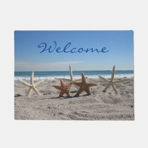 Paillasson Starfish on the Beach - Welcome Doormat