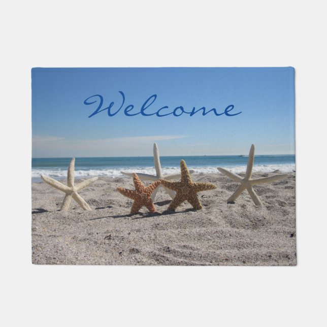Paillasson Starfish on the Beach - Welcome Doormat (Devant)