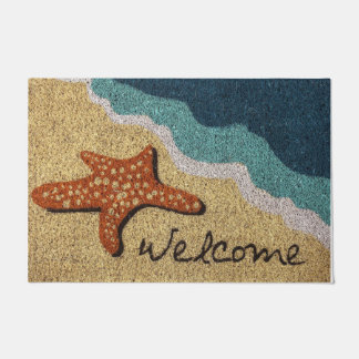 Paillasson Starfish Welcome Doormat, Beach Doormat, Été
