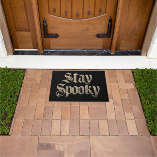 Paillasson "Stay Spooky" Vintage Gothic Typography