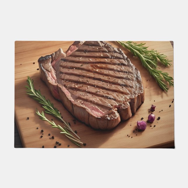 Paillasson Steak de Ribeye grillé au romarin (Devant)