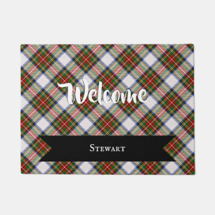 Paillasson Stewart Royal Robe Scottish Tartan Plaid Motif