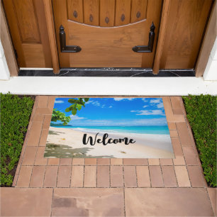 Paillasson Sun Sand and and Surf Tropical Beach Welcome