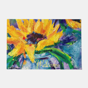 Paillasson Sunflower Blues Welcome Porte Mat