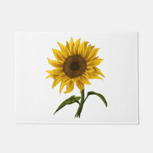 Paillasson Sunflower Sunshine Floral Aquarelle Fleur