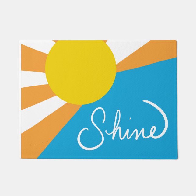 Paillasson Sunshine Rays of Happiness par @ Cathy Thompson  (Devant)