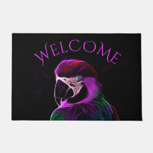 Paillasson Superbe perroquet à la lueur de prune