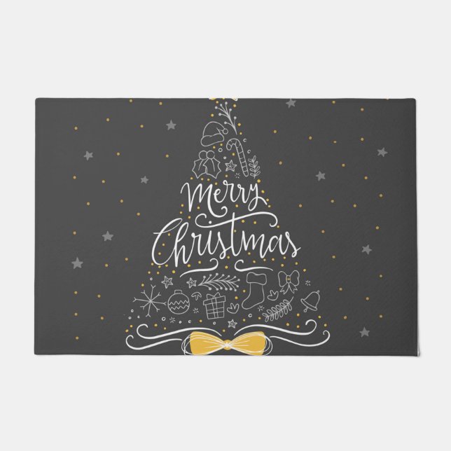 Paillasson Superbe sapin de Noël (Devant)