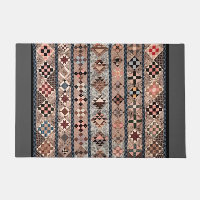 Paillasson Surface composée aux formes géométriques (Devant)