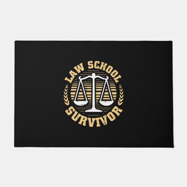 Paillasson Survivant de l'école de droit (Devant)