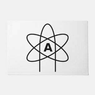 Paillasson Symbole de l'athéisme (Emblème d'Atom)