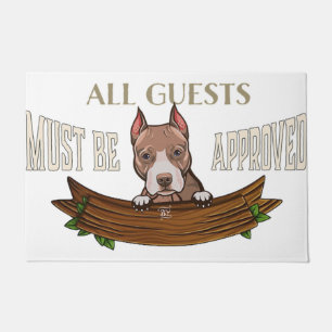 Paillasson Symbole de l'entrée de chien drôle Cadeau pour l